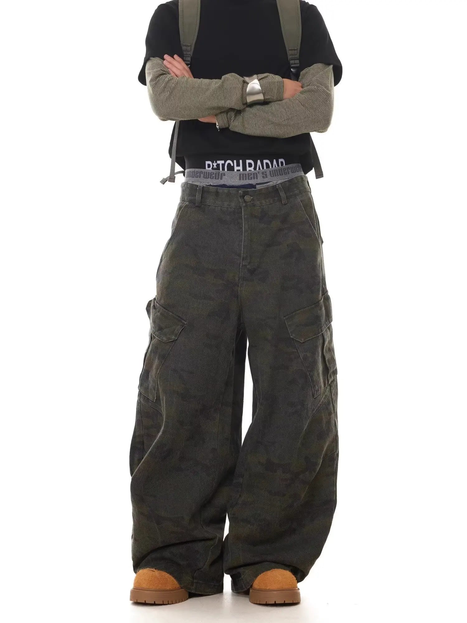 Retro Camouflage Jeans