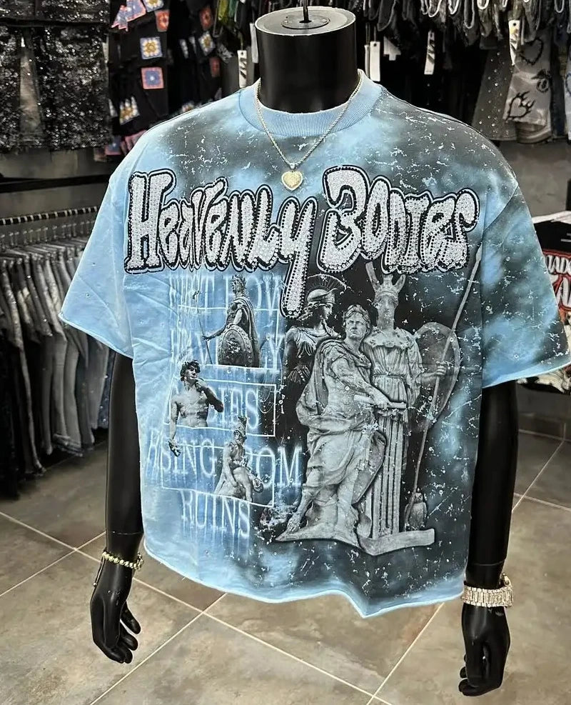 Street Letter Print T-shirt