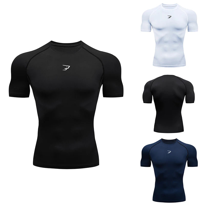 Gym  & Running Compression T-shirt Short Sleeve