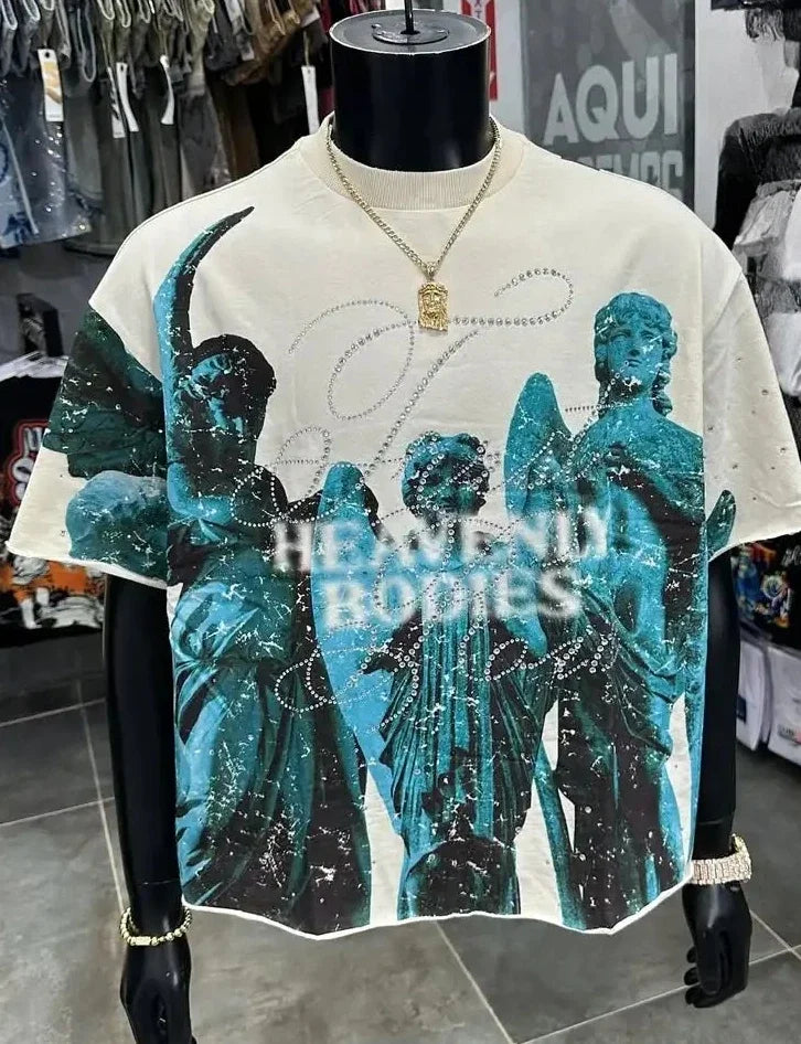 Street Letter Print T-shirt